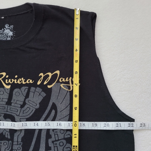 Cancun Riviera Maya Muscle Shirt NWOT Men's Large Tee - Picture 4 of 15